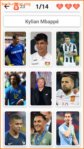 Soccer players - quiz about famous players! screenshot