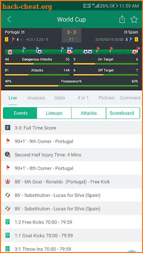 Soccer Predictions, Betting Tips and Live Scores screenshot