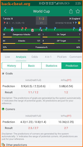 Soccer Predictions, Betting Tips and Live Scores screenshot
