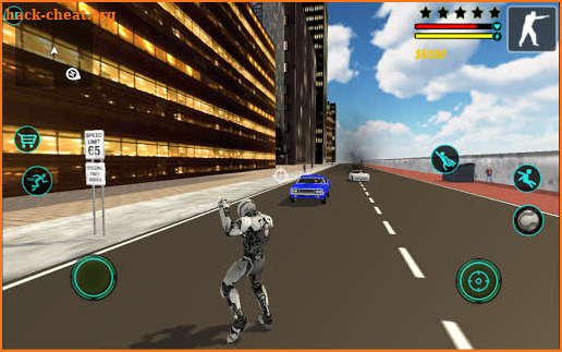 Soccer Robot Grand Super hero City Games 3D screenshot