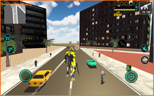 Soccer Robot Grand Super hero City Games 3D screenshot