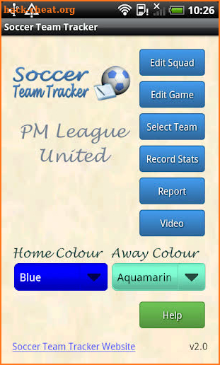 Soccer Team Tracker screenshot