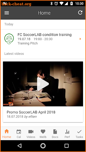 SoccerLAB Player screenshot