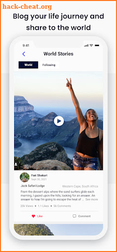 Social City: Join a Hangout and Blog Your Story screenshot