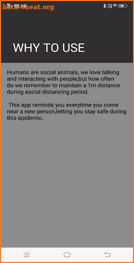 Social Distancing screenshot
