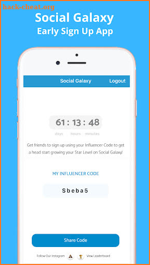 Social Galaxy - Early Sign Up screenshot