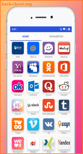 Social Media Apps All in One Social Networks App screenshot