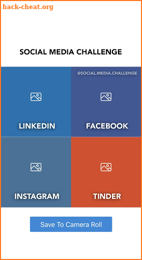 Social Media Challenge screenshot