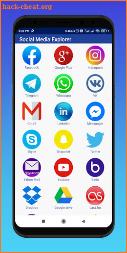 Social Media Explorer and Social Media Post Maker screenshot