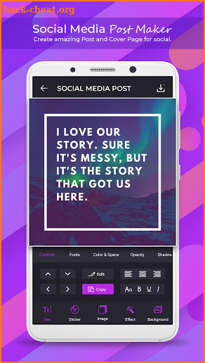 Social Media Post Maker - Social Post screenshot