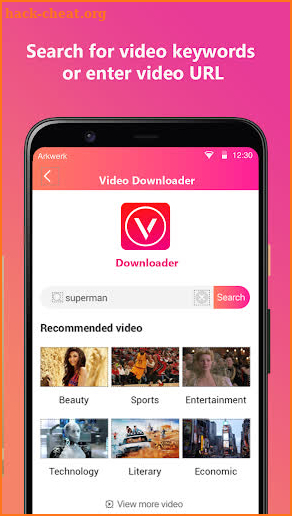 Social Platform Video Downloader screenshot