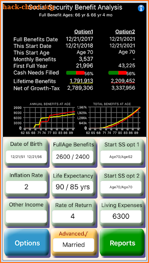 Social Security Benefits Planner & Optimizer: Boss screenshot