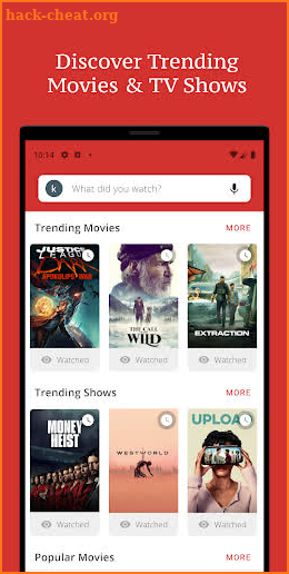 Social TV - Track, Share movies & shows screenshot