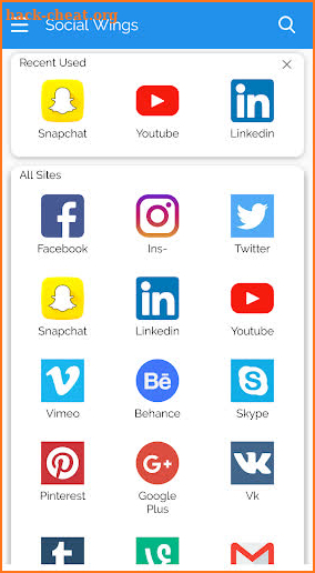 Social Wings - Social Media Explorer screenshot