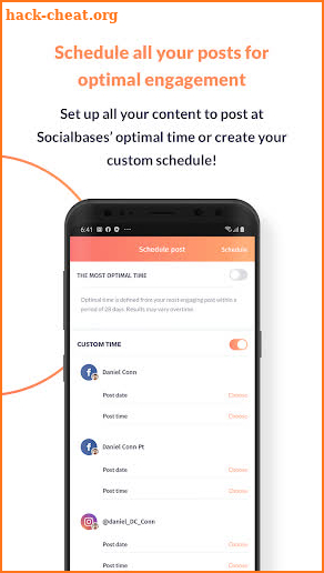 Socialbase screenshot