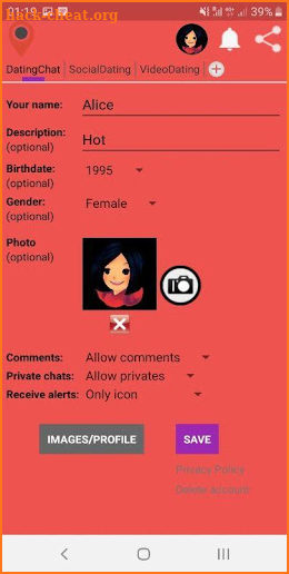 SocialDating Chat , Flirt & Meet Singles screenshot