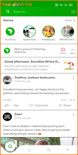 Socialize Africa screenshot