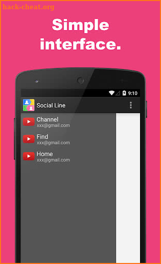 SocialLine for YouTube screenshot