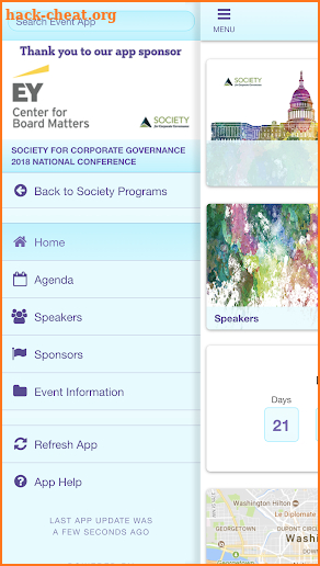 Society Programs screenshot