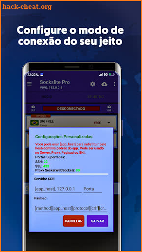 Sockslite Pro - (SSH|SSL|WS) screenshot