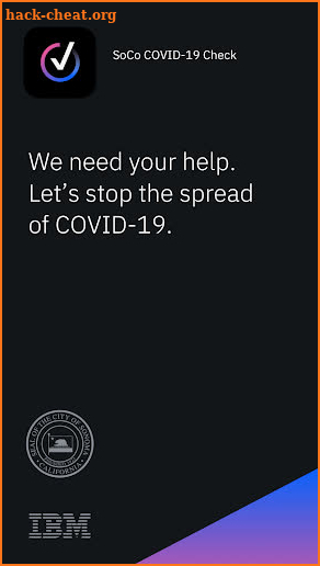 SoCo COVID-19 Check screenshot