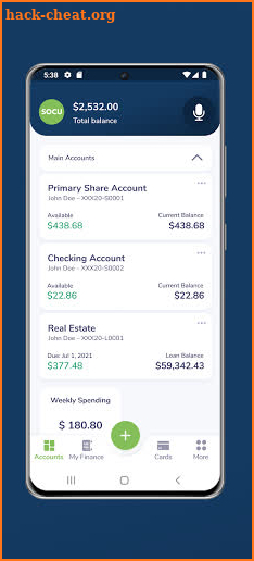 SOCU Mobile Banking screenshot