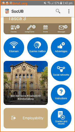 SocUB: the mobile University screenshot