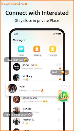 SodoLive-live stream&go chat screenshot