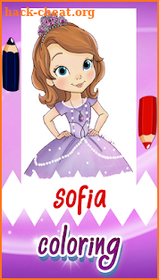 Sofia Coloring Book screenshot
