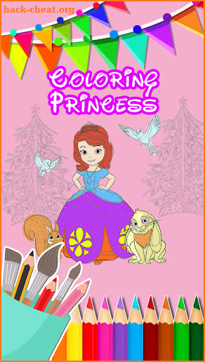 Sofia Princess Coloring Book screenshot