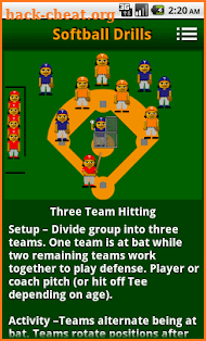 Softball Coaching Drills screenshot
