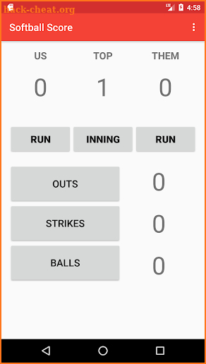 Softball Score screenshot