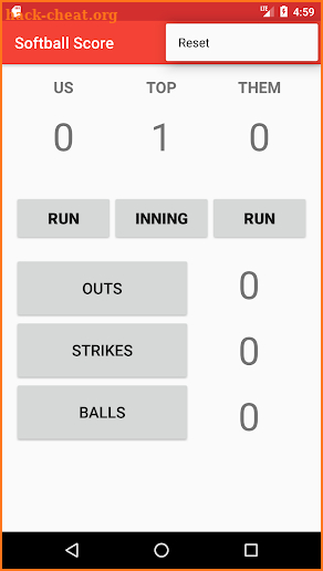 Softball Score screenshot