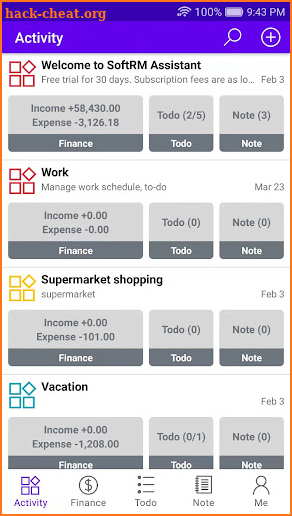 SoftRM Assistant - Manage Life screenshot