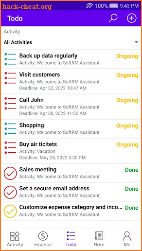 SoftRM Assistant - Manage Life screenshot
