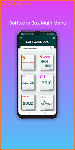 Software Box screenshot