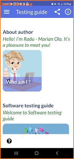 Software testing guide screenshot