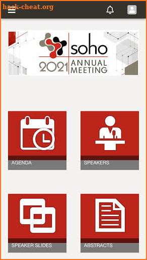 SOHO Annual Meetings screenshot