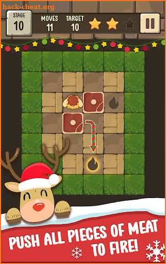 Sokoban Meat - Maze puzzle – Push Meat Maze screenshot