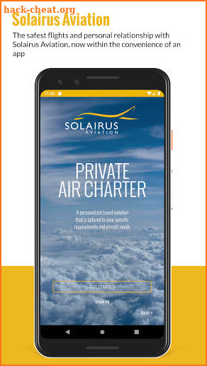 Solairus - Private Jet Flights screenshot
