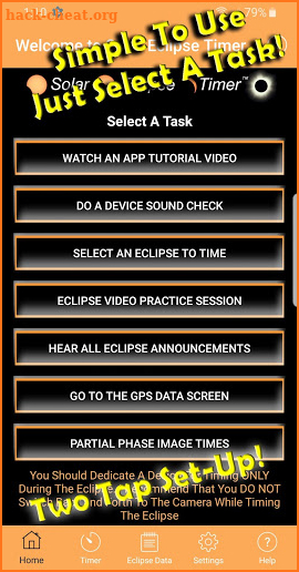 Solar Eclipse Timer screenshot