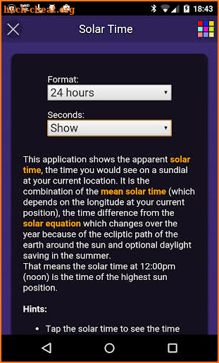 Solar Time screenshot