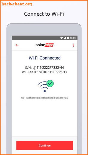 SolarEdge Inverter SetApp: Commissioning Made Easy screenshot