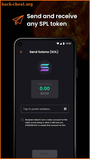 Solflare screenshot