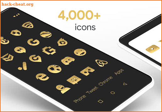 Solid Gold - Icon Pack (Pro Version) screenshot