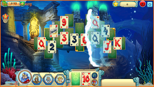 Solitaire Atlantis screenshot