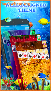 Solitaire-Beautiful SeaWorld theme, funny CardGame screenshot