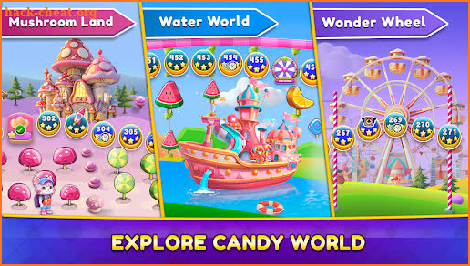 Solitaire Candy World screenshot