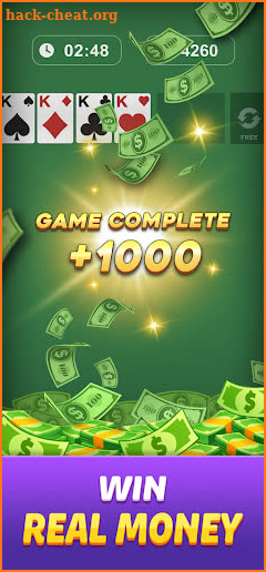 Solitaire-Cash Win Money ayuda screenshot
