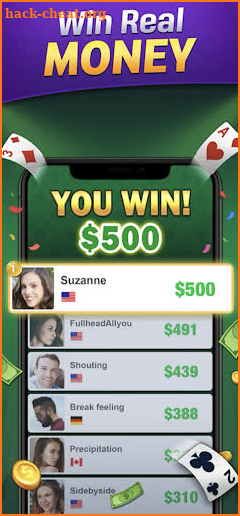 Solitaire Cash Win Money: Game screenshot